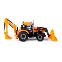 Экскаватор-погрузчик «Прогресс» инерционный, цвет оранжевый Экскаватор-погрузчик «Прогресс» инерционный, цвет оранжевый