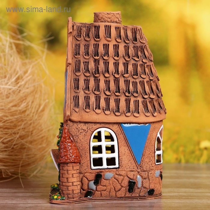 Аромалампа Домик &laquo;Краб&raquo;, 18 см, ручная работа, микс