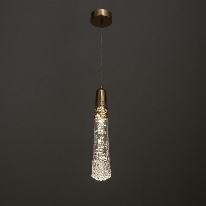 Светильник BayerLux Светильник BayerLux "Шарон" LED 10Вт золото 8,5х8,5х40-150 см