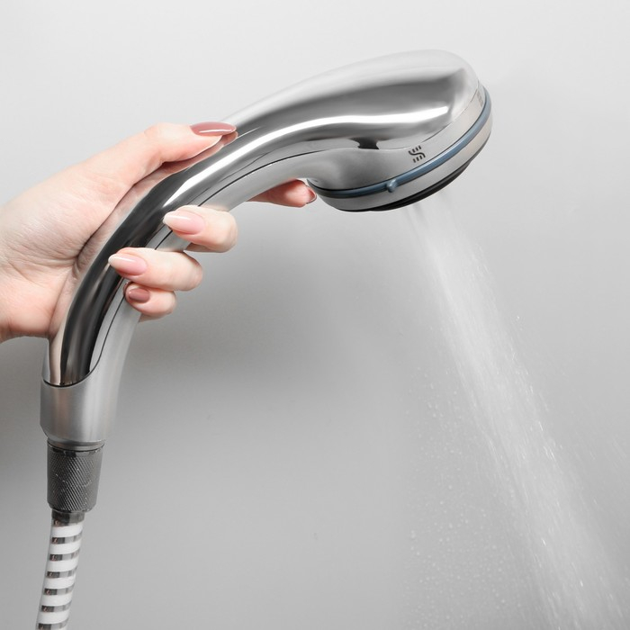 Душевая лейка Accoona A327, 4 режима, корпус пластик, цвет хром Душевая лейка Accoona A327, 4 режима, корпус пластик, цвет хром