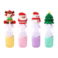 Новый год. Набор маркеров текстовыделителей 4 штуки, 4 цвета, в пенале на молнии Новый год. Набор маркеров текстовыделителей 4 штуки, 4 цвета, в пенале на молнии