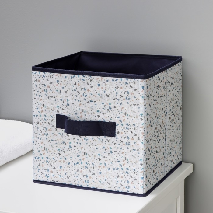 Короб для хранения Доляна &laquo;Мармелад&raquo;, 27&times;27&times;27 см, цвет белый