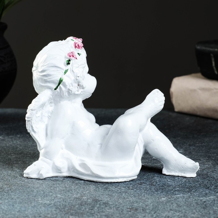 Фигура Фигура "Ангел нога на ногу" 10х13см