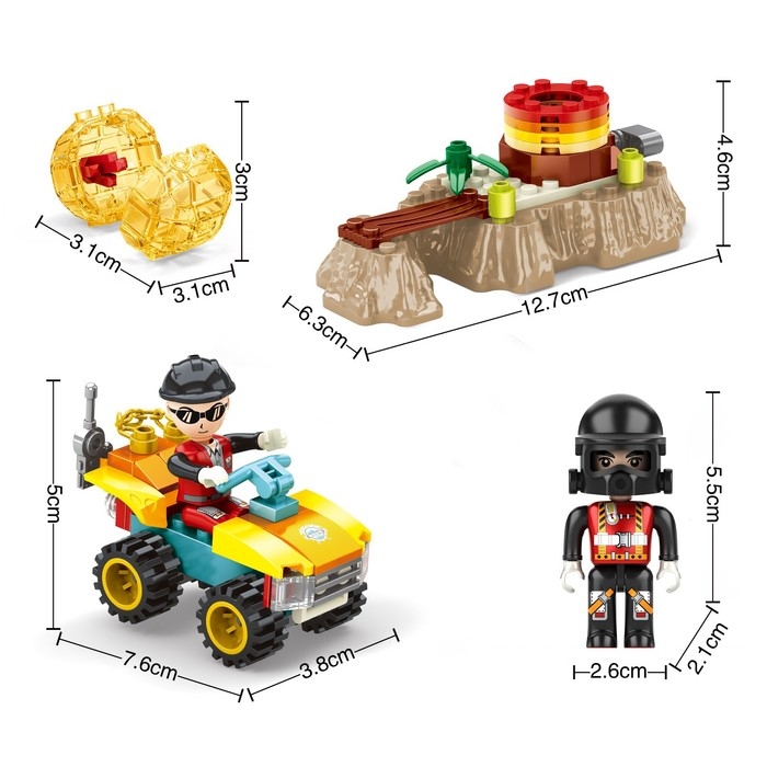 Конструктор &laquo;Кладоискатели. Золотая лихорадка&raquo;, 105 деталей