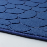 Коврик для ванной и туалета SAVANNA Memory foam, 50&times;80 см, цвет синий