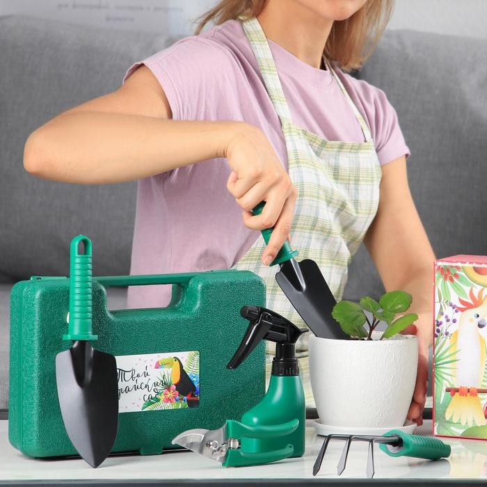 Набор инструментов для садовода &laquo;Твой райский сад&raquo;, 5 предметов