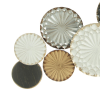 Декор настенный металл "Вспышки" цветные с золотом, серебром 51х7х120,5 см Декор настенный металл "Вспышки" цветные с золотом, серебром 51х7х120,5 см