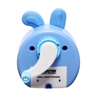 Точилка механическая с контейнером, Ушки синий/белый Точилка механическая с контейнером, Ушки синий/белый