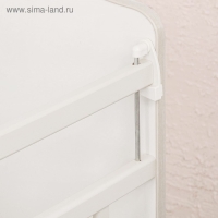 Детская кроватка &laquo;Наш малыш&raquo; на колёсах или качалке, цвет белый