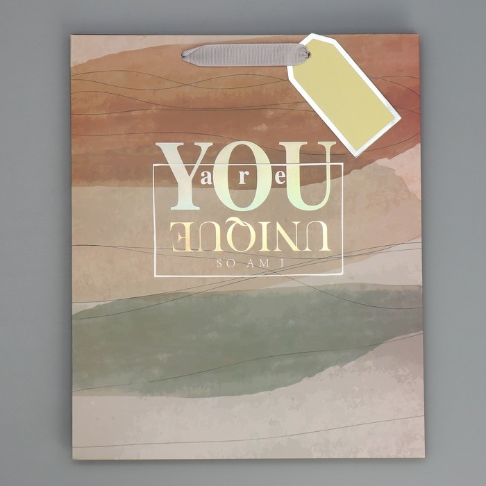 Пакет подарочный ламинированный, упаковка, &laquo;Ты особенный&raquo;, 25.4 х 30.5 х 12.7 см