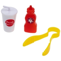 Игровой набор в рюкзачке &laquo;Профи Бургерная&raquo;, 15 предметов