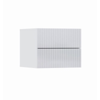 Тумба прикроватная Оливия, 500х442х530, Белый/Белый глянец
