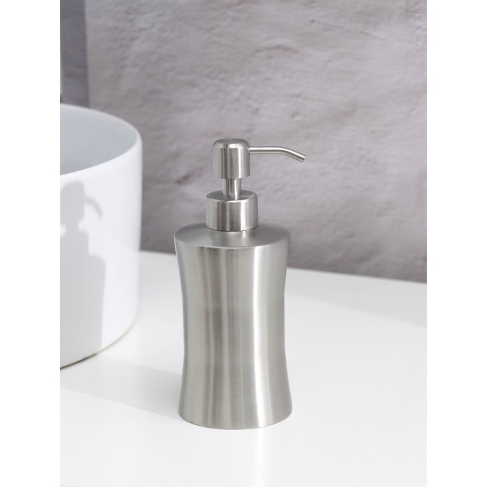 Дозатор для жидкого мыла Штольц St&ouml;lz, 400 мл, нержавеющая сталь