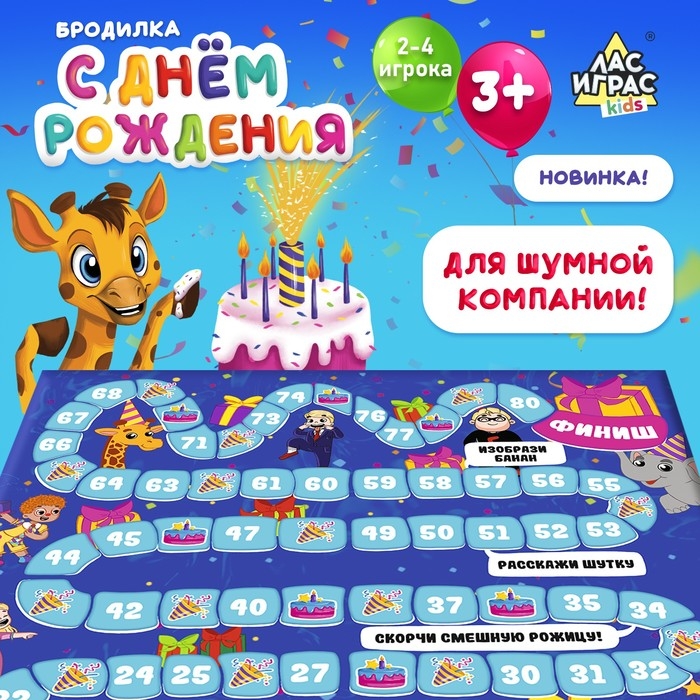 Настольная игра &laquo;С днём рождения&raquo;