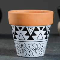 Кашпо "Велосипед" 9*9см на мет подставке