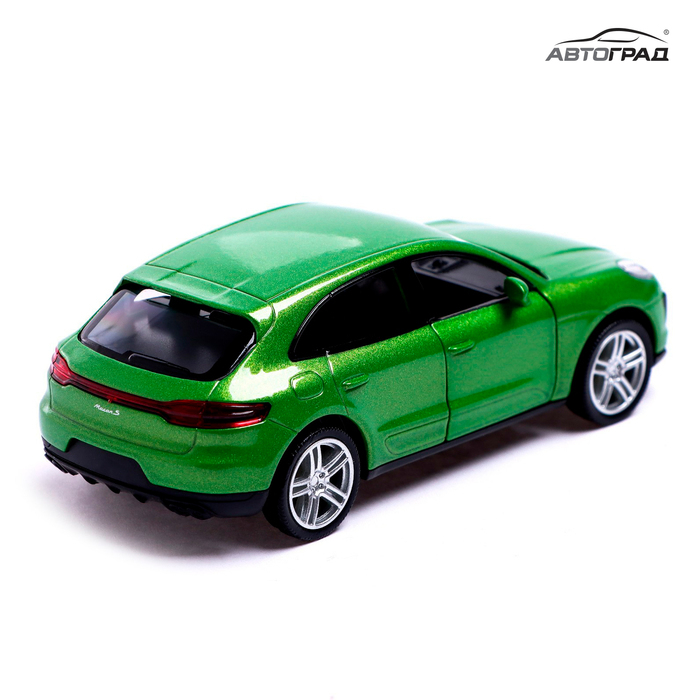 Машина металлическая PORSCHE MACAN S, 1:32, открываются двери, инерция, цвет зелёный