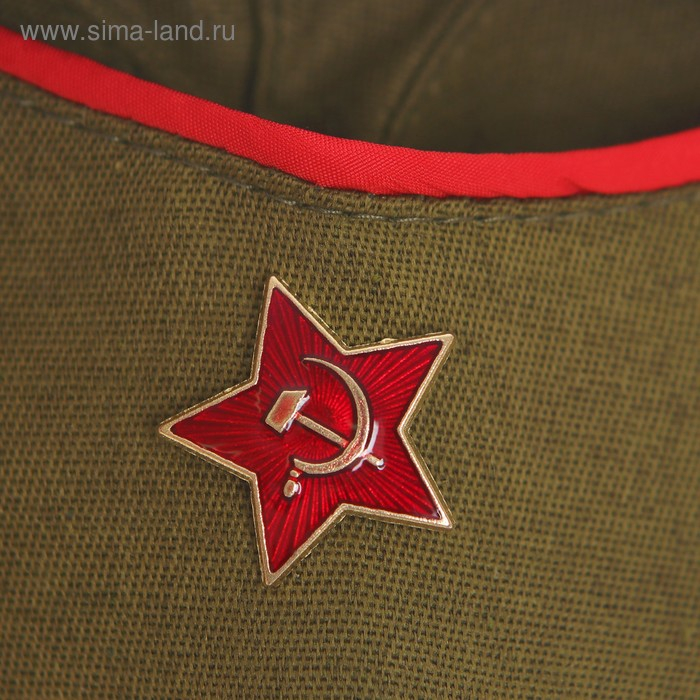 Костюм женский &laquo;Военный&raquo;, гимнастёрка, юбка, ремень, пилотка, размер 100-108-164