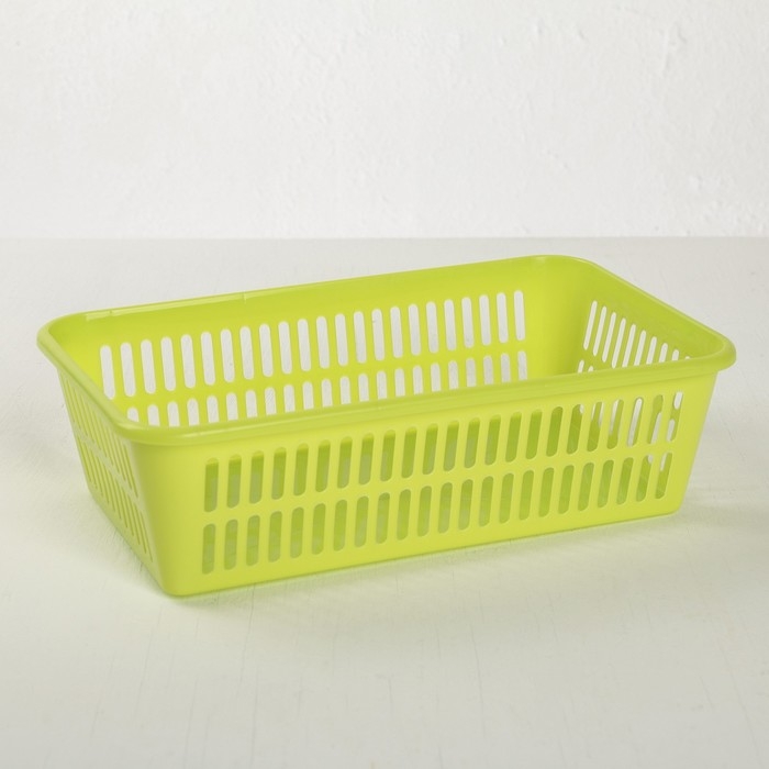 Корзина для хранения, 25&times;15&times;7 см, цвет МИКС