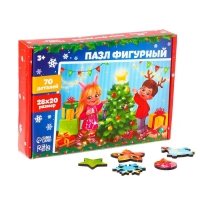 Пазл деревянный &laquo;Новый год! Праздник для ребят&raquo;