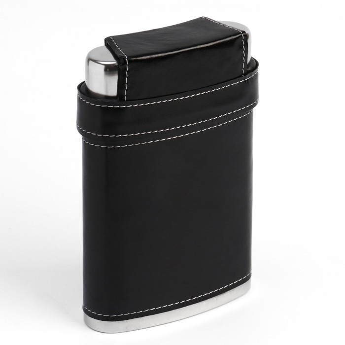 Фляжка для алкоголя и воды, нержавеющая сталь, чехол, 240 мл, 8 oz, 3 стопки и воронка Фляжка для алкоголя и воды, нержавеющая сталь, чехол, 240 мл, 8 oz, 3 стопки и воронка