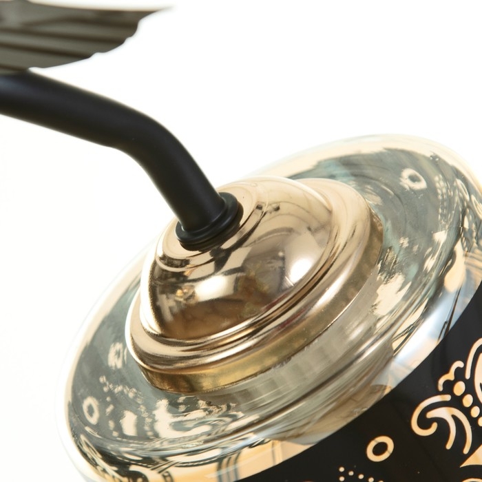 Люстра Люстра "Рузанна" 2хЕ27 40Вт черно-золотой 48х26х27 см BayerLux