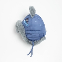 Шапка для мальчика "Вьюкки" , цвет серо-голубой, размер 50 Шапка для мальчика "Вьюкки" , цвет серо-голубой, размер 50