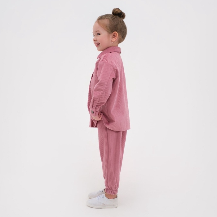 Костюм детский KAFTAN "Velvet", р. 34 (122-128), розовый