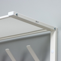 Вешалка с полкой &laquo;Торонто 32&raquo;, 92,4&times;25,5&times;9,8 см, металл, цвет белый