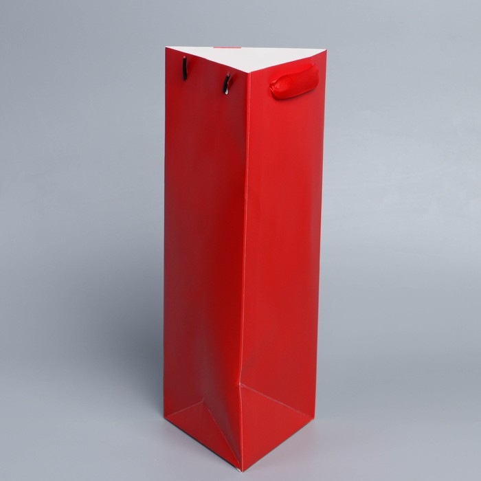 Пакет подарочный под бутылку, упаковка, &laquo;For You&raquo;, 13 х 32 х 11,3 см