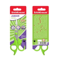 Ножницы детские ErichKrause Control Junior, 15.5 см, с закруглёнными концами лезвий, ударопрочный пластик, МИКС Ножницы детские ErichKrause Control Junior, 15.5 см, с закруглёнными концами лезвий, ударопрочный пластик, МИКС