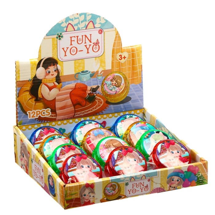 Йо-йо «Девчонка» световой, виды МИКС Йо-йо «Девчонка» световой, виды МИКС