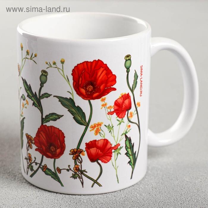 Кружка сублимация Кружка сублимация "Кружка для свекрови" маки, 320 мл, с нанесением