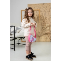 Сумка детская для девочки в форме сердца «Единорог», розовый, 19х17х5 см Сумка детская для девочки в форме сердца «Единорог», розовый, 19х17х5 см