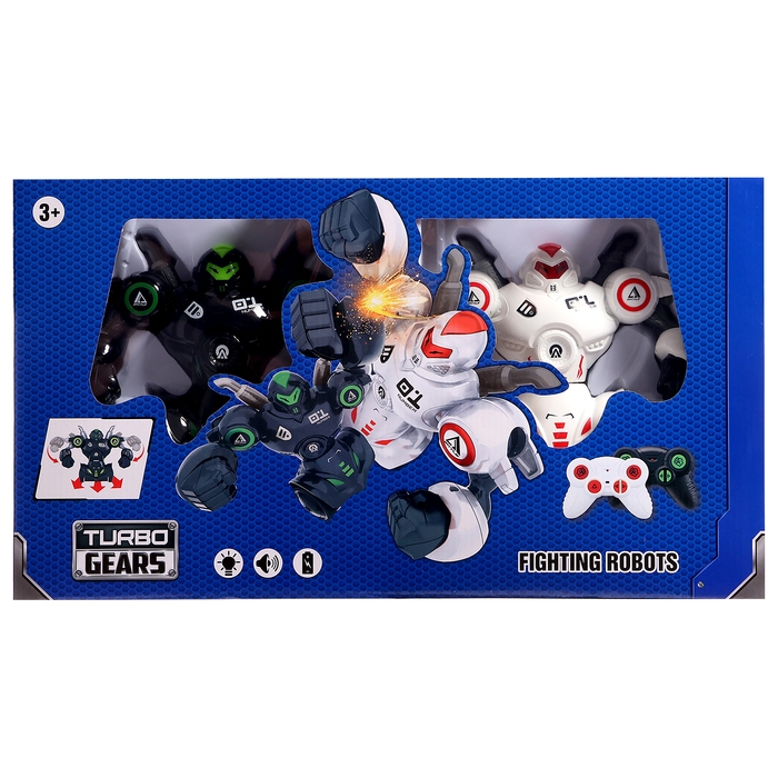 Набор роботов на радиоуправлении &laquo;Битва ботов&raquo;, световые и звуковые эффекты