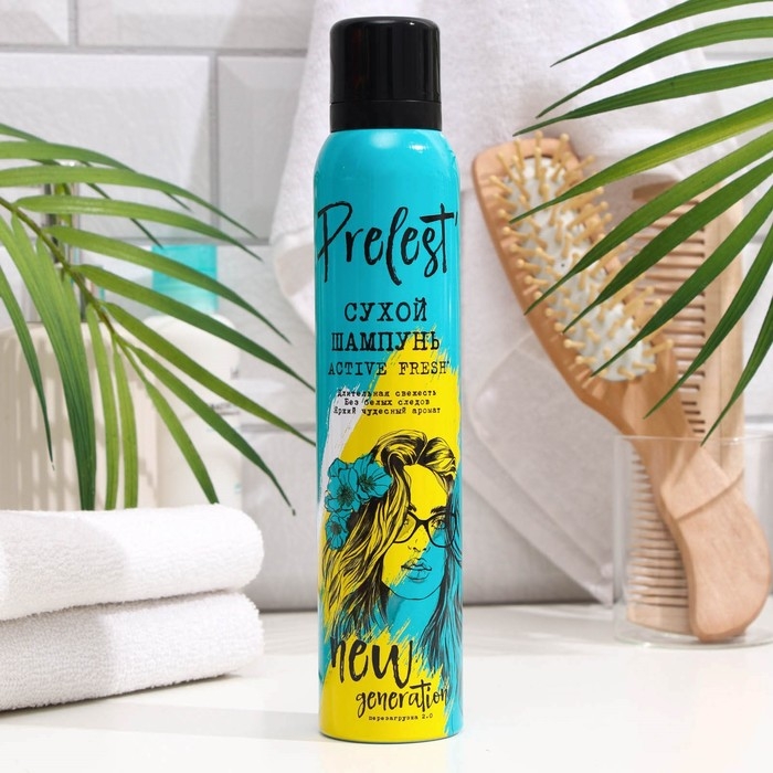 Сухой шампунь для волос "Прелесть Professional" new generation active fresh, 200 мл