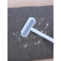 Щётка для окон Raccoon, длина 44 см, велюровая насадка 18,2&times;6,5 см, щётка для одежды 18,2&times;2 см, пластиковая щётка 2&times;14,5 см, силиконовый сгон 18,2 см