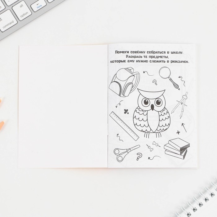 Подарочный набор на выпускной &laquo;Выпускника начальной школы&raquo; блокнот-раскраска, расписание уроков и восковые мелки 4 шт