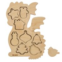 Набор для творчества. Роспись по дереву &laquo;Дракон&raquo;