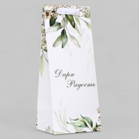 Пакет подарочный ламинированный под бутылку,"Дарю радость",13 × 32 × 11,3 см Пакет подарочный ламинированный под бутылку,"Дарю радость",13 × 32 × 11,3 см