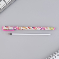 Ручка шариковая синяя паста, 0.7 мм &laquo;Сладкая жизнь&raquo; пластик