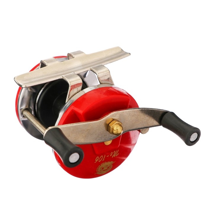 Катушка мультипликаторная, металл-пластик, переключатель 3 режима, цвет красный, 106 Катушка мультипликаторная, металл-пластик, переключатель 3 режима, цвет красный, 106