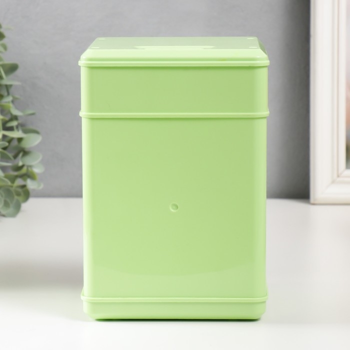 Копилка пластик Копилка пластик "Сейф. Жирафик" кодовый замок, звук АА зелёный 13х12х19 см