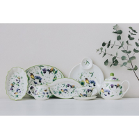 Молочник фарфоровый Доляна «Зелёный сад», 300 мл, 11,5×8×8 см Молочник фарфоровый Доляна «Зелёный сад», 300 мл, 11,5×8×8 см