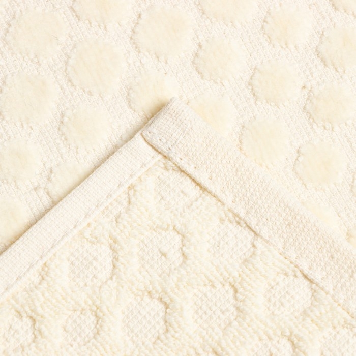 Полотенце махровое Love Life &laquo;Комфорт&raquo; 50х90 см, молочный, 100% хл, 500 гр/м2