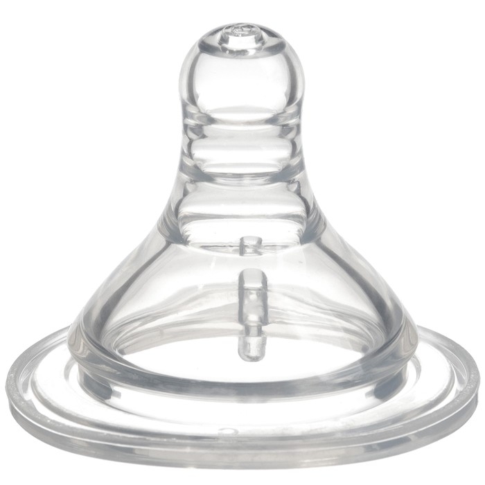 Соска на  бутылочку, антиколикова, от 6 мес., Baby 1, широкое горло,  быстрый поток, &Oslash;50 мм., 2 шт.
