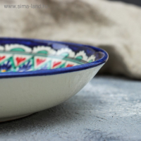 Ляган Риштанская Керамика "Узоры" 24,5 см Ляган Риштанская Керамика "Узоры" 24,5 см