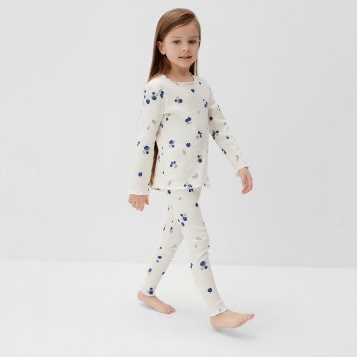 Пижама детская (лонгслив и брюки) KAFTAN Little berry р.30 (98-104) Пижама детская (лонгслив и брюки) KAFTAN Little berry р.30 (98-104)