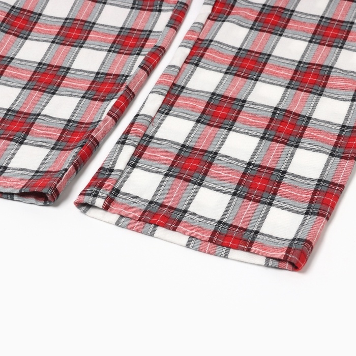 Пижама мужская из фланели (рубашка и брюки) KAFTAN р.52