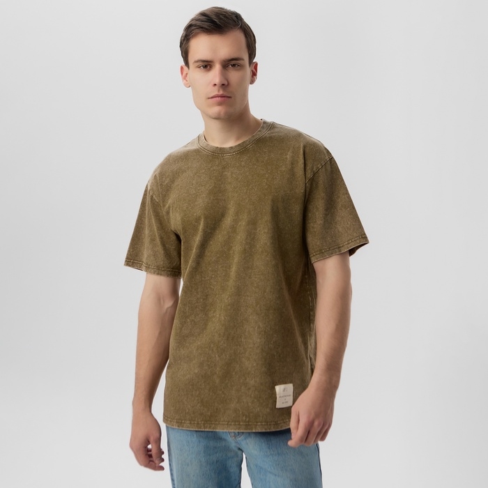 Футболка мужская MIST "Горы", цв. зеленый, р-р XL