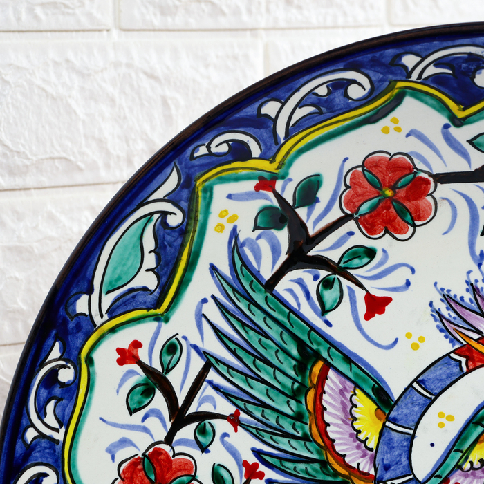 Ляган Риштанская Керамика Ляган Риштанская Керамика "Жар-птица", 41 см